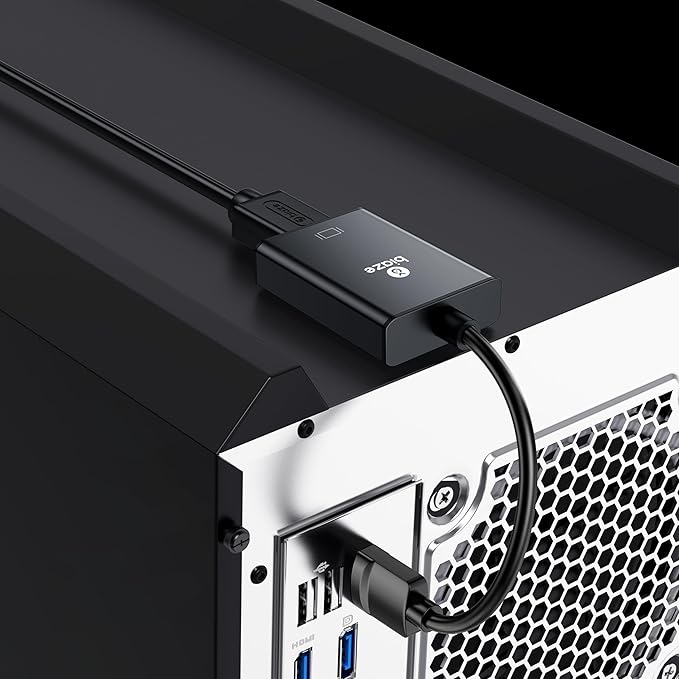USB to HDMI Converter, Supports 4K@60Hz HDR, Compatible with laptops/desktops/TVs/Monitors/projectors. HDMI to USB Adapter, Compatible with Windows/Mac Systems (USB to HDMI Converter)