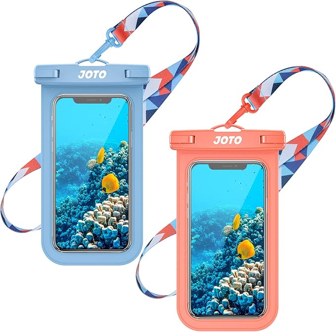 JOTO Universal Waterproof Phone Pouch Bundle with Universal Waterproof Cell Phone Dry Bag