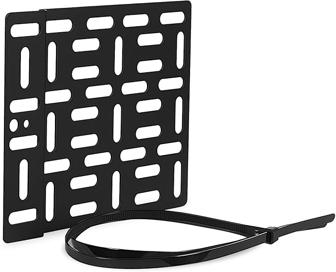 Mount-It! Universal Streaming Device Mount - Securely Attaches Behind Your TV - Compatible with Apple TV, Roku, Amazon Fire TV, TiVo Mini Black (Pack of 3)