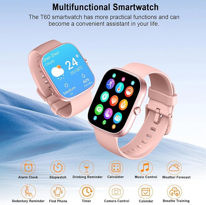 Smart Watch (Answer/Make Call), 2026 HD 1.91" Smartwatch for Men Women, 112+ Sports Modes Fitness Activity Tracker, Calories/Heart Rate/Sleep Monitor, IP68 Waterproof Step Counter for Android iOS