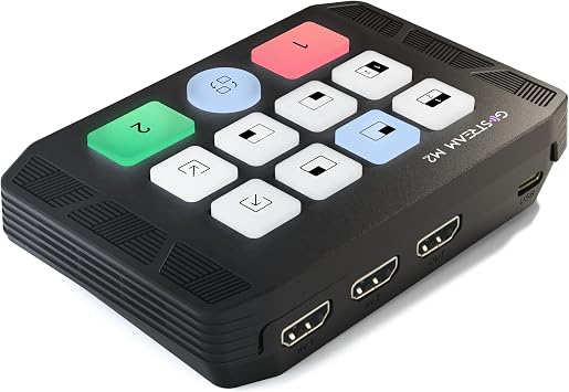 Osee GoStream M2 Capture Card, Dual 4K HDMI Input Capture Card for Streaming, USB 3.0 Audio Video Capture Card Record in 1080P 60FPS Low Latency, Compatible with PS5/PS4/Xbox/Switch in OBS, YouTube - Image 2