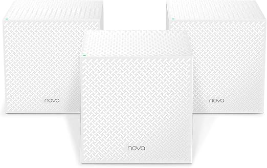 Tenda Nova Mesh WiFi System MW12 - Covers up to 4000 sq.ft - Tri-Band AC2100 Whole Home WiFi Mesh System - Gigabit Mesh Router for 100+ Devices - Tri-Band Mesh Network - 3 Gigabit Ports - 3-Pack - Image 6