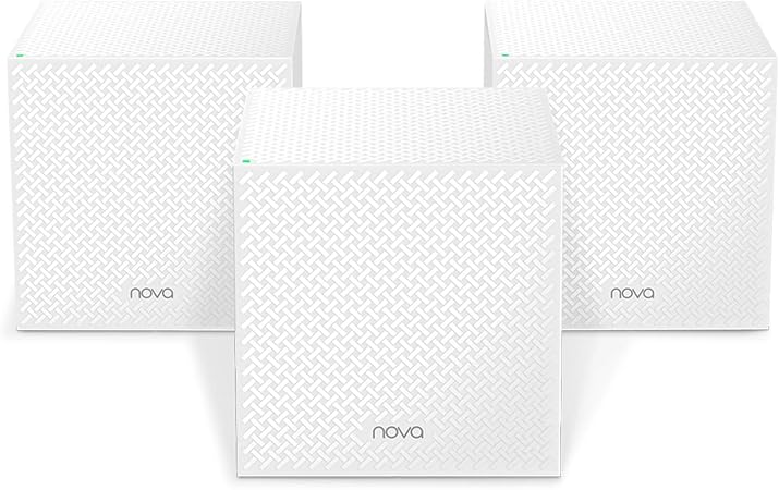Tenda Nova Mesh WiFi System MW12 - Covers up to 4000 sq.ft - Tri-Band AC2100 Whole Home WiFi Mesh System - Gigabit Mesh Router for 100+ Devices - Tri-Band Mesh Network - 3 Gigabit Ports - 3-Pack - Image 3
