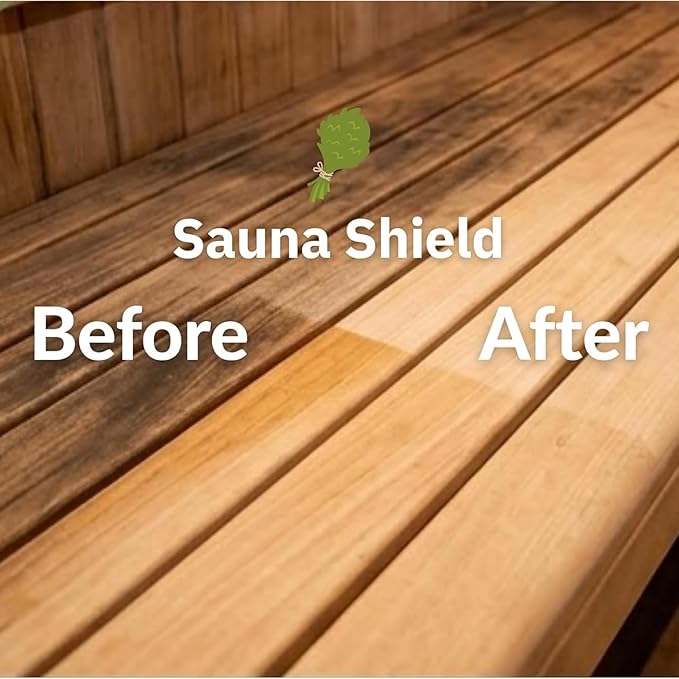 Sauna Cleaner | 67.63 fl oz/2L | Professional-Grade Sauna Wood & Surface Cleaner | Removes Sweat, Oils & Grime | Biodegradable | Citric Scent