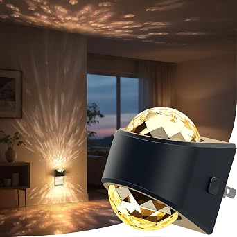Briignite Night Light,Night Lights Plug into Wall,LED Projector Night Light