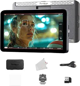 Portkeys LH7P 7'' Camera Field Monitor Wireless Control for A1/A9II/A7SIII/A7CII/FX3/FX30/ZV-E10/RX10/A7MIV/A7RIV/A7RV/RX0/A7MIII, R5/6(Mark II)/7/8, Z8/Z9, BS1H/BGH1, BMPCC 4K/6K(Pro), BS1H/BGH1, etc