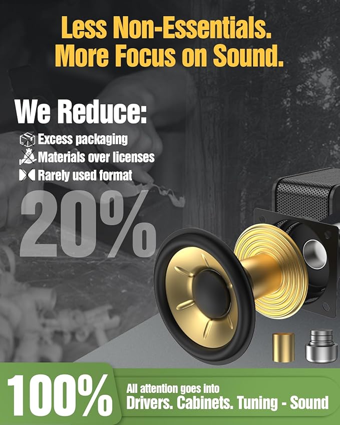 Wooden 5.1.2 Sound Bars for Smart TV, 4 Surround Speakers Wired, Virtual Surround Sound System for Small Rooms, Home Theater Sound System TV Soundbar with Wired 5.25'' Subwoofer, ARC/OPT/BT/AUX