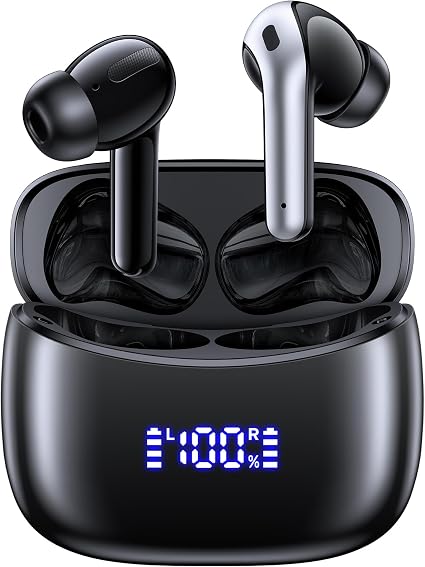 OKEEFE Wireless Ear Buds Bluetooth Earbuds Translation Earbuds Real Time 70H Playtime Wireless Headphones AI Bluetooth Headphones for Travel Meeting Sports