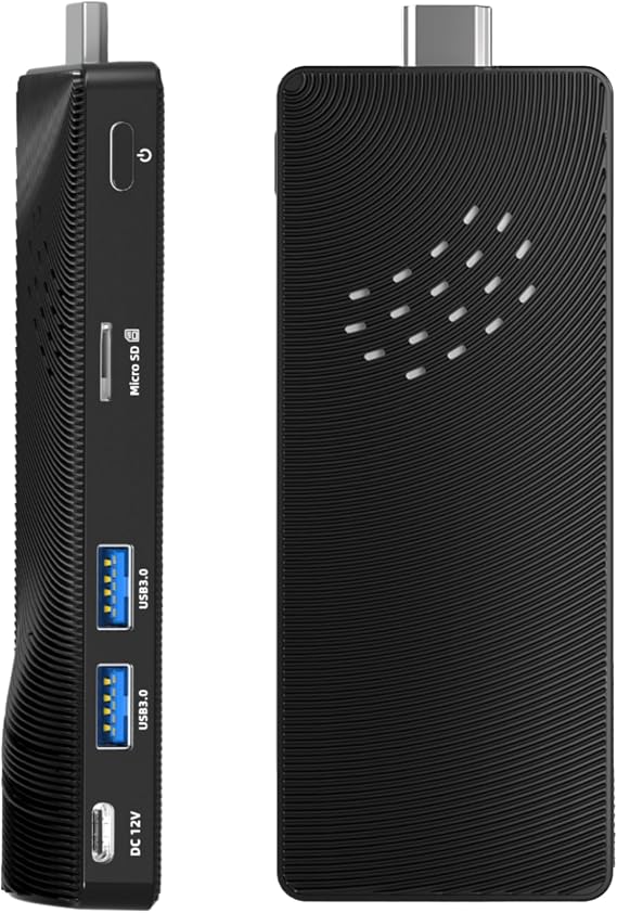 Mini PC Stick Fanless, Micro Desktop Computer Win 10 Celeron J3455, 4GB RAM 64GB eMMC, Gigabit Ethernet, 4K@60Hz Output, WiFi BT 5.0 for Industrial IOT, Business, Office & Digital Signage - Image 7