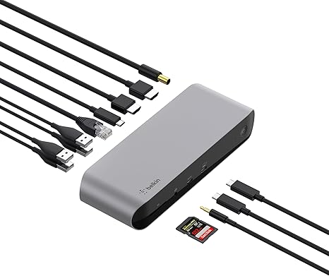 Belkin Thunderbolt 3 Docking Station + TB Cable 0.8M