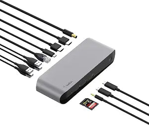 Belkin Thunderbolt 3 Docking Station + TB Cable 0.8M