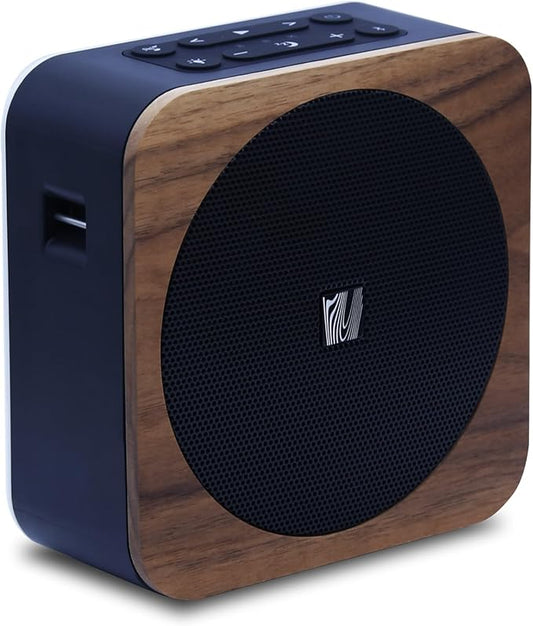 Soundfreaq Sound Spot II SFQ-18: Portable Bluetooth Speaker with Powerful Bass, Nature Sounds, Ambient Light, and Speakerphone (Black)