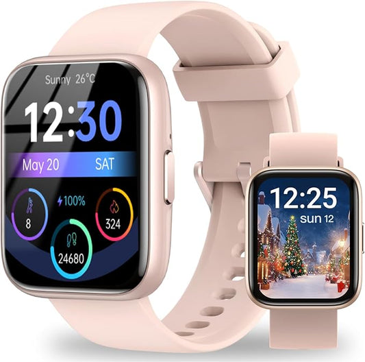 Smart Watch for Men Women - Answer/Make Calls/Quick Reply/AI Voice Assistant, 1.83" for Android iPhone Samsung Compatible IP68 Smartwatch Blood Oxygen Heart Rate Fitness Tracker