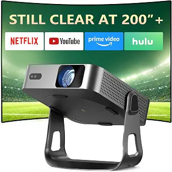 Now with Netflix/1080P-VOPLLS Smart Mini Projector with WiFi and Bluetooth