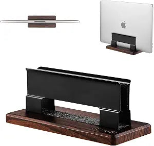 Vertical Laptop Stand for Desk,Carbon Steel Base,Tool-Free