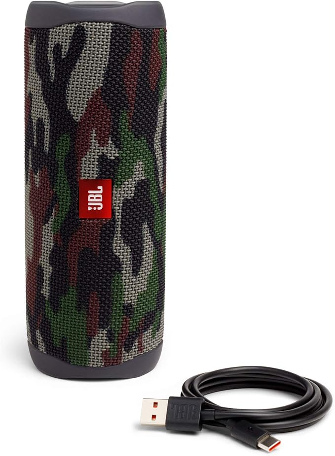 JBL FLIP 5 Waterproof Portable Bluetooth Speaker - Squad (Renewed)