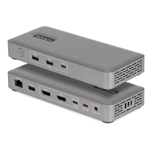 StarTech Driverless USB4 Dock, Dual 4K 144Hz for Mac and Windows, 100W