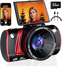 Digital Camera for Beginners, 3" Flip Screen, WiFi, 4K Video - Image 1
