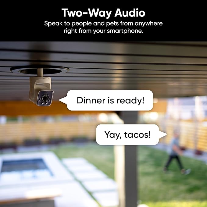 2K HD Outdoor Light Bulb Security Camera 2-Pack with 360 View Night Vision and Motion Detection