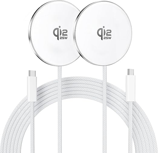 [Apple MFi Certified] 2Pack Magsafe Wireless Charger for iPhone 18 17 16