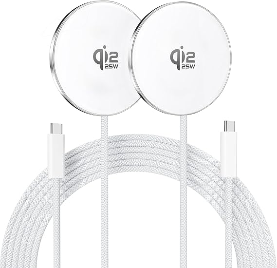 [Apple MFi Certified] 2Pack Magsafe Wireless Charger for iPhone 18 17 16
