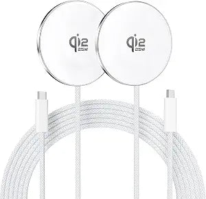 [Apple MFi Certified] 2Pack Magsafe Wireless Charger for iPhone 18 17 16