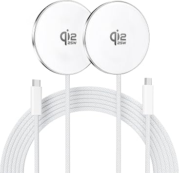 [Apple MFi Certified] 2Pack Magsafe Wireless Charger for iPhone 18 17 16