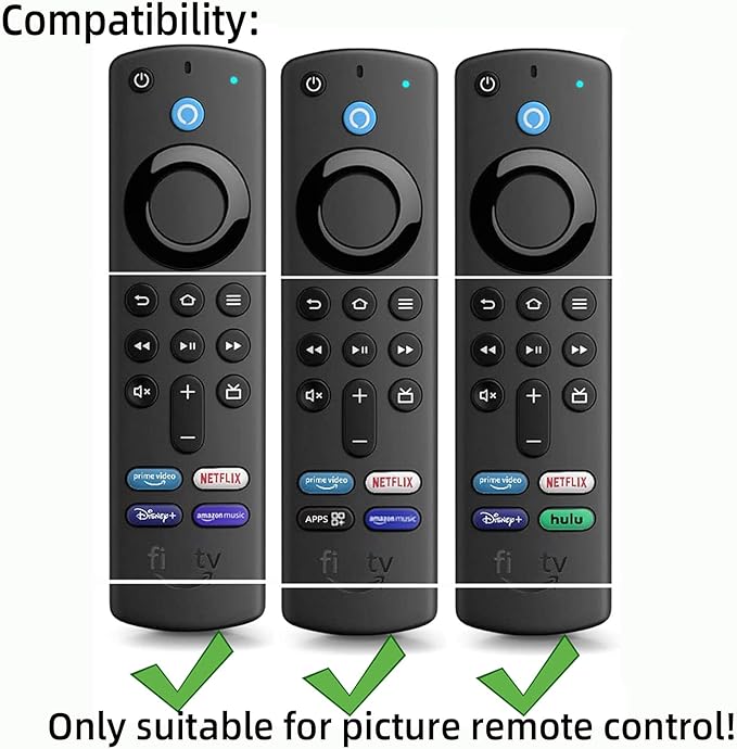 Silicone Remote Cover for Fire TV Stick 3rd Gen 2021 /Fire TV Stick 4k Max Silicone Case Anti-Slip Silicone Protective Case Silicone Sleeve with Magnetic tech(Red+Blue)