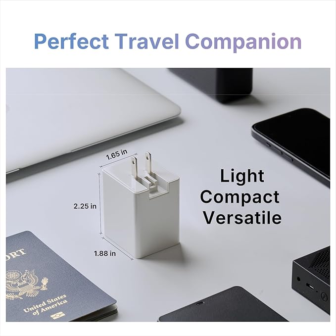 USB-C Charger iPhone Flash Drive: 65W Fast Charging, 128GB Apple MFi Certified for iPad, Android, Laptop, MacBook, Backup Storage, External Memory, PD Power Adapter, iXCharger