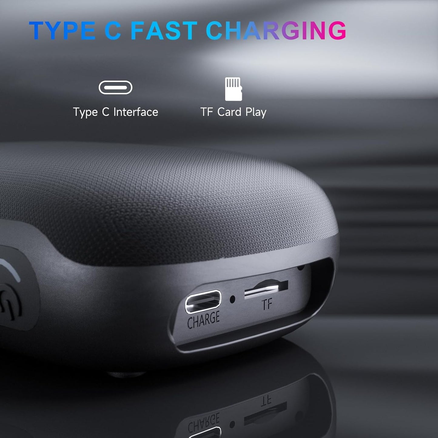 Portable Bluetooth Speaker with LED Lights – IPX5 Waterproof, 20W, TWS Stereo