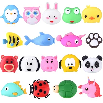 TUPARKA Cute Phone Charger Cable Protectors for iPhone, iPad