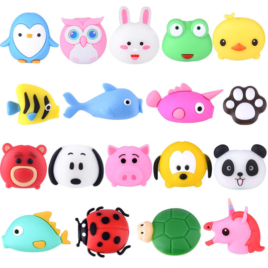 TUPARKA Cute Phone Charger Cable Protectors for iPhone, iPad