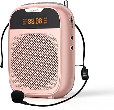 Norwii Portable Rechargeable Mini Voice Amplifier for Teachers