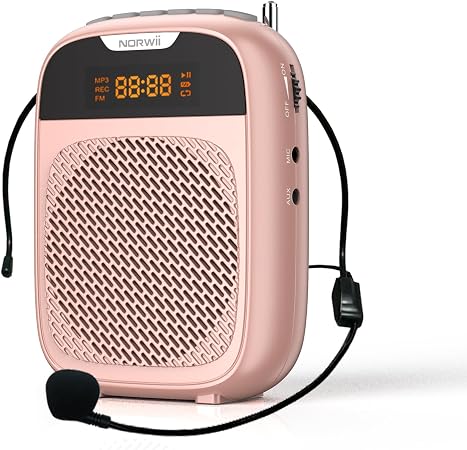 Norwii Portable Rechargeable Mini Voice Amplifier for Teachers