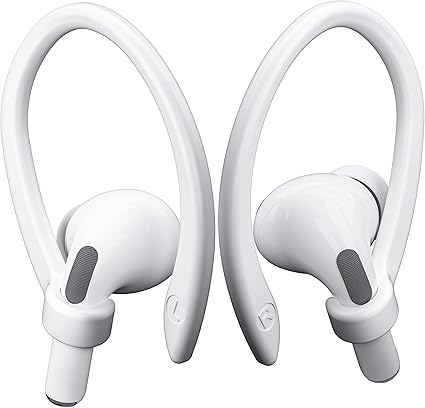 2 Pairs AirPod Ear Hooks for AirPods 5 Pro 2 Pro, 4 3 2 1 White