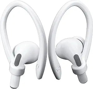 2 Pairs AirPod Ear Hooks for AirPods 5 Pro 2 Pro, 4 3 2 1 White