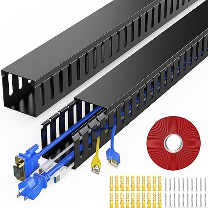 Open Slot Wiring Raceway Cable Duct,Cable Management Cord Track
