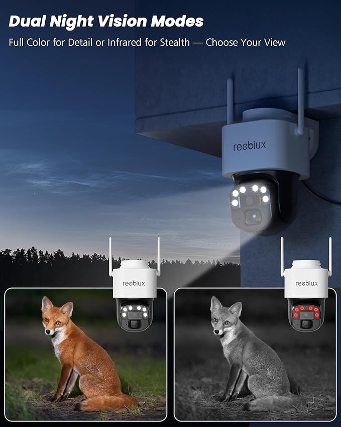 4G LTE Cellular Solar Security Cameras Wireless Outdoor, No WiFi Security Camera, 360° Live View, 2K Color Night Vision, PIR Detection, 2-Way Audio, Motion Alert, IP66, Built in SIM