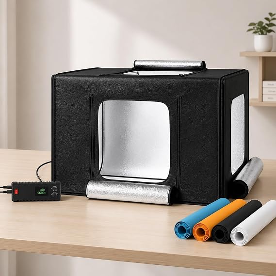 Photo Light Box Photography 24x16x16in Bi-Color Product Photo Box