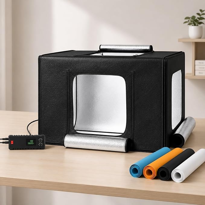Photo Light Box Photography 24x16x16in Bi-Color Product Photo Box