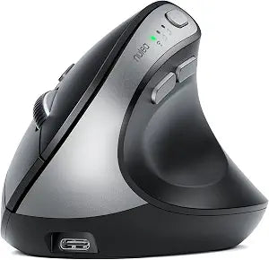Nulea Ergonomic Vertical Wireless Mouse with Silent Click and Rechargeable