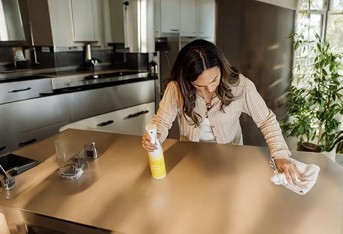 Multi-Surface Cleaner & Degreaser - Home and Kitchen degreasing, Spray for Glass, Countertops, Appliances, and Floors - Eco-Friendly Effective Cleaner & Degreaser (Lemongrass)