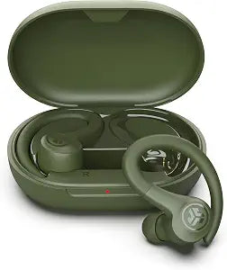 JLab, Go Sport+, True Wireless Workout Earbuds, Bluetooth Sport Earbuds, Clear Calling, Green