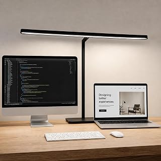 LED Desk Lamp for Home Office, 32in Eye-Caring 18W Touch Desk Light - Image 1