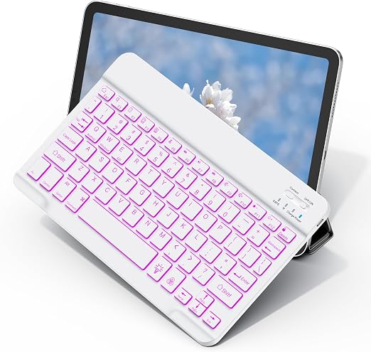 Wireless Keyboard for Samsung Galaxy Tab A11+ A9+ S10 FE S9 S10Lite Backlit