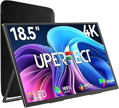 UPERFECT Portable Monitor 4K 60Hz 18.5", 145% sRGB QLED Laptop Monitor - Image 1