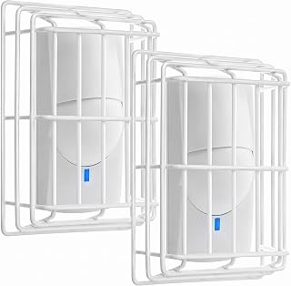 Blulu 2 Pcs Motion Detector Thermostat Wire Cage Cover, 6.2 x 4 x 2.2
