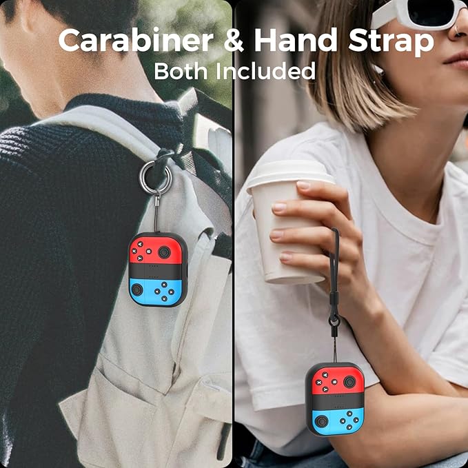 for AirPods Pro 3 Case - 2025 Silicone Cover Gamepad Design Case for Apple AirPods Pro 3rd Generation, Cute Air pod Pro 3 Cover for Men/Women (Blue&Red)