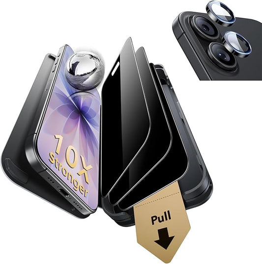 ESR for iPhone 17 Privacy Screen Protector with Camera Lens Protector