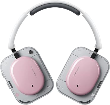 Nothing Headphone (a) 2026 New, Adaptive Active Noise Cancelling Headphones, Wireless Over Ear Bluetooth 5.4 ANC Headset with LDAC Hi-Res, 5 HD Mics Ultra Bass via APP, 135 Hours Playtime, Pink